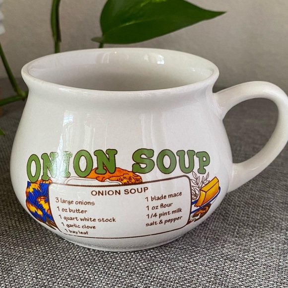 Vintage Soup Recipe Mug/Bowls. Set of 3. - Picture 4 of 7